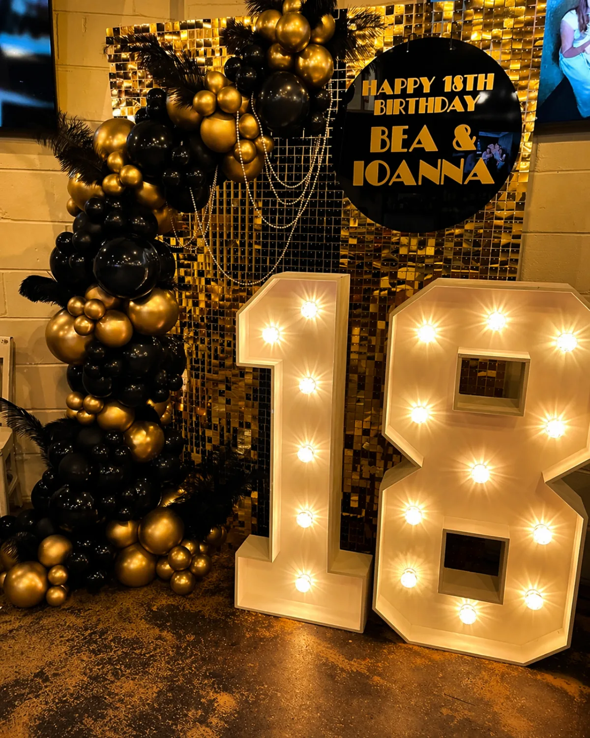 Light-up Numbers at OAH
